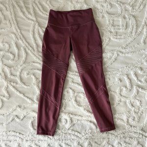 Blush Pink Moto Capri Legging